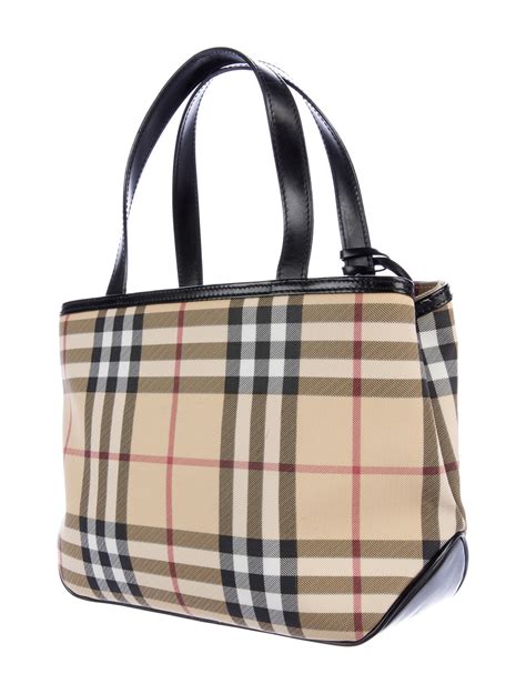 burberry small nova check backpack|burberry checked canvas tote bag.